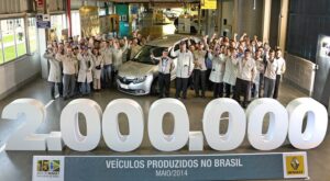 Renault passe le cap des 2 millions au Brésil