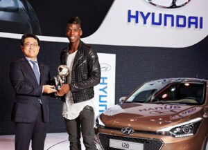 Hyundai récompense Paul Pogba