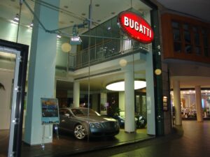 Un concessionnaire Bugatti à Tokyo