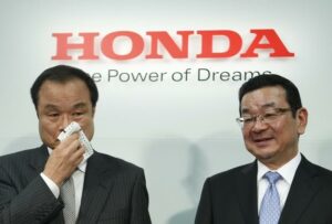 Honda débarque son président