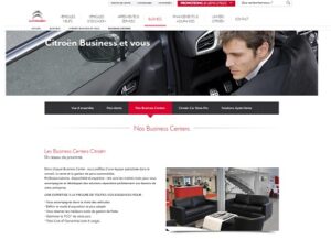 Citroën fait évoluer ses Business Center