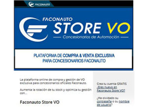Faconauto Store : un site VO pour les professionnels espagnols