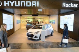 Hyundai dans les centres commerciaux