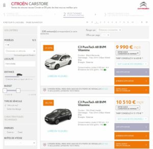 Citroën Carstore grignote sur l