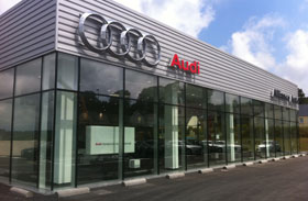 Audi ouvre une concession éphémère à Guingamp