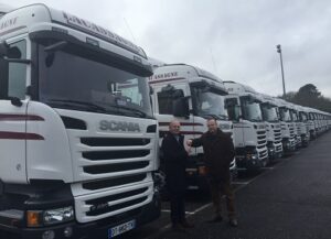 Grosse livraison chez Scania