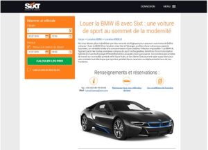 Sixt en passe de proposer la BMW i8