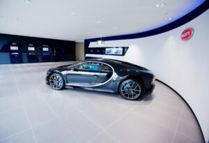 Nouveau showroom Bugatti à Bruxelles