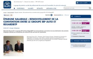 Renouvellement de partenariat chez IRP Auto