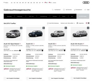 Audi se met à la vente en ligne de VO