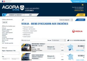 Agorastore lance une vente aux enchères de véhicules Véolia