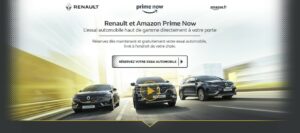 Renault se lance dans les essais à domicile avec Amazon