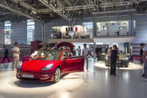 La Tesla Model3 débute son tour de France