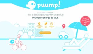 Puump! a lancé son service de gonflage de pneus à la demande