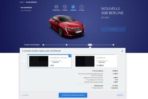 Peugeot rend possible l’achat en ligne de véhicules neufs configurables