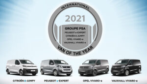 Le trio électrique de PSA élu "International Van of the year" 2021
