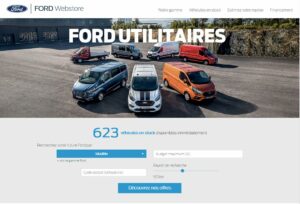 Ford France ouvre son webstore VUL