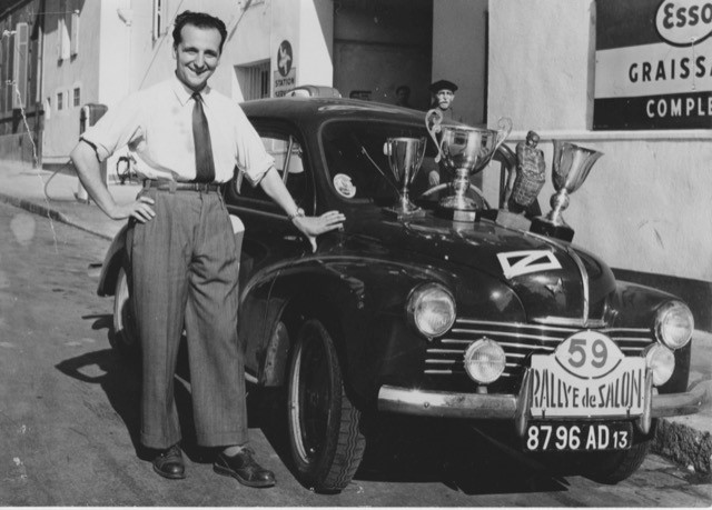 Etienne Viano, passionné de sport auto, a été président du groupement des concessionnaires Renault de 1976 à 1986.